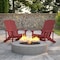 Flash Furniture Red Poly Resin Adirondack Chair 2PK 2-JJ-C14501-RED-GG - alternate 1